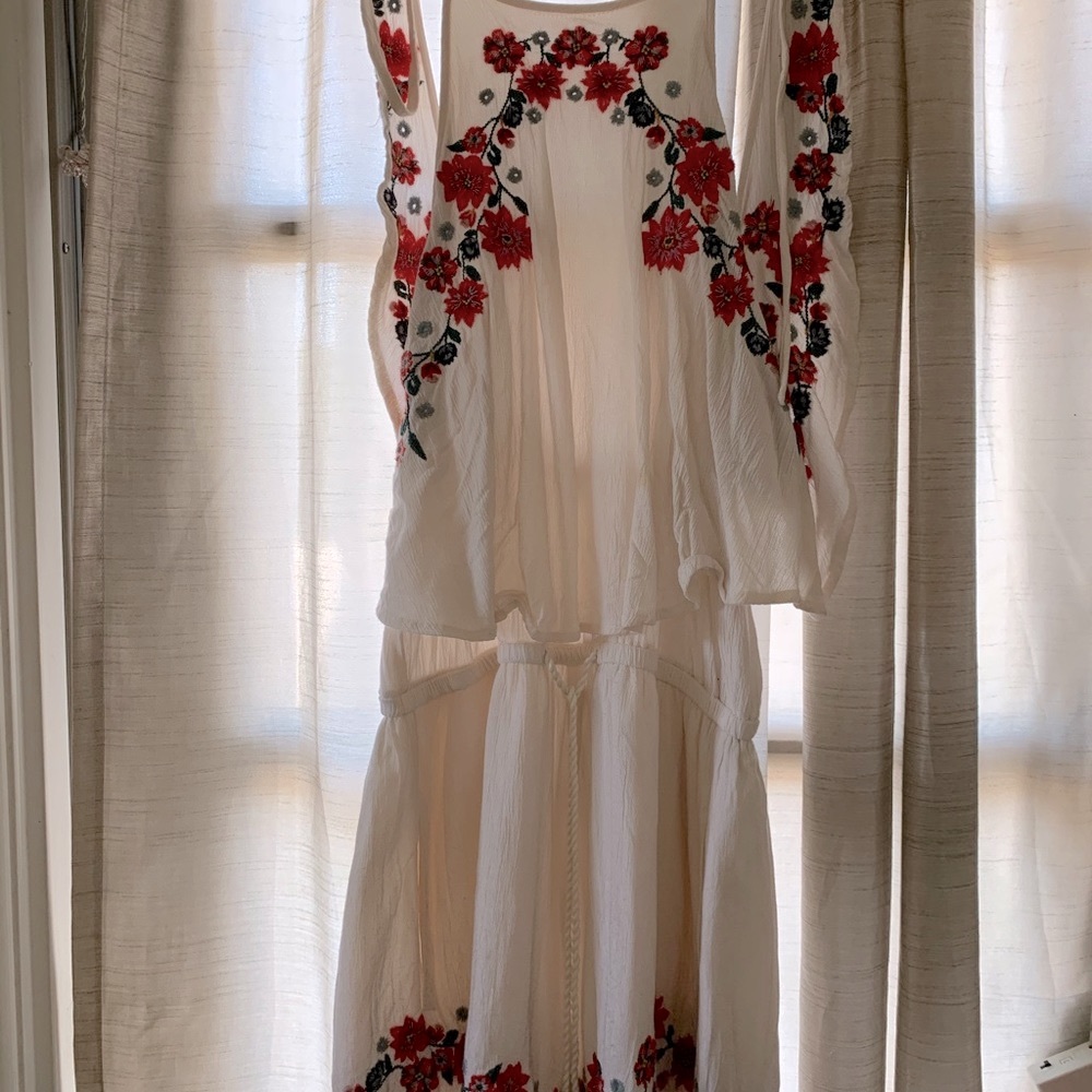 Floral printed romper